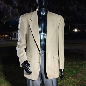 CARLO BRUNELLO MEN'S PURE WOOL LUXURY CHECK BLAZER (KOREA)